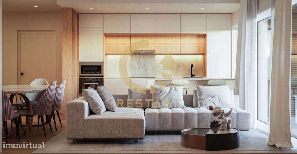 APT T3 piso elevado, varanda, cozinha equipada, suíte, lugar de garage - Grande imagem: 4/25