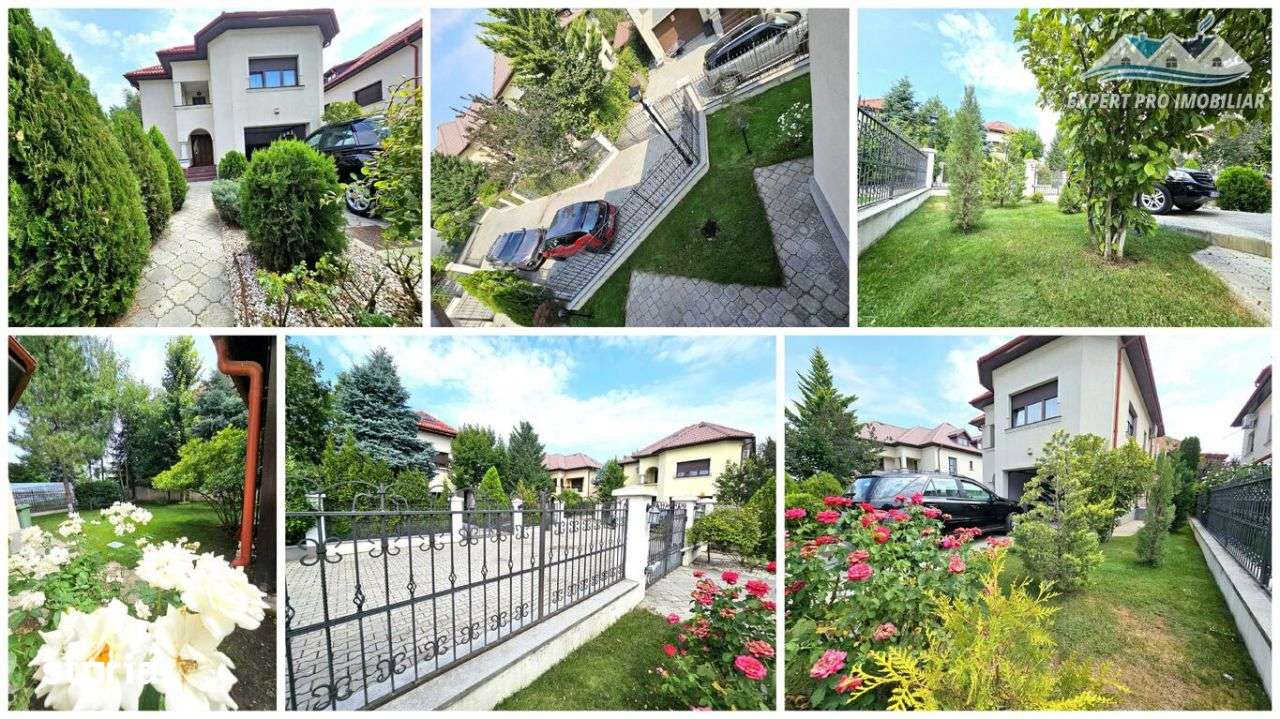 Baneasa vav Liceul Francez 6cam+4bai+garaj Curte 563mp Constr 2003 - Imagine principală: 3/20