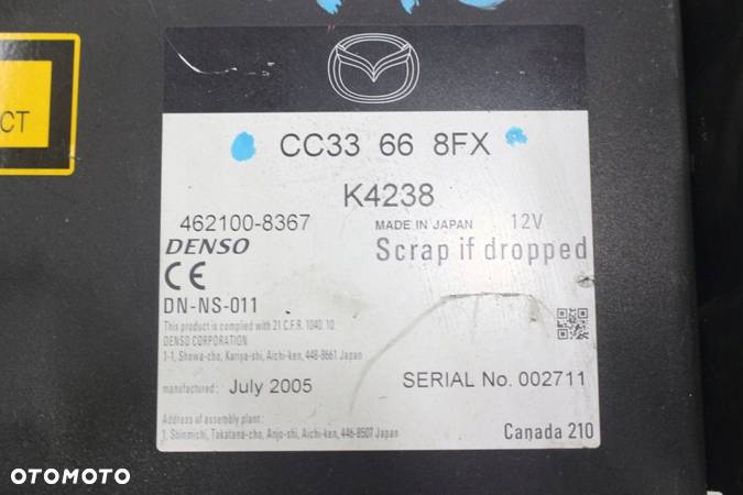 Czytnik DVD CC33668FX Mazda 5 - 8