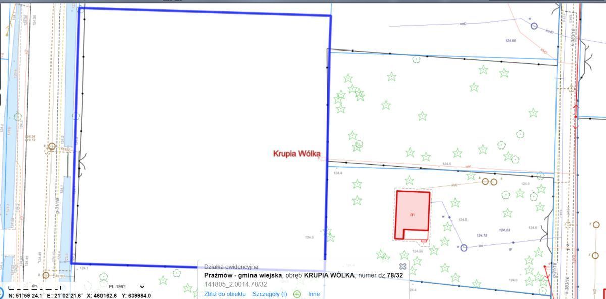 Działka Budowlana Krupia Wólka