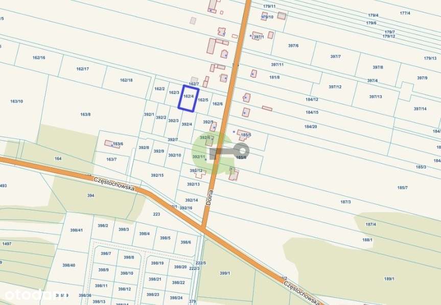 Sprzedam działkę w pobliżu Mstowa, 990 m - Pełny obrazek: 4/5