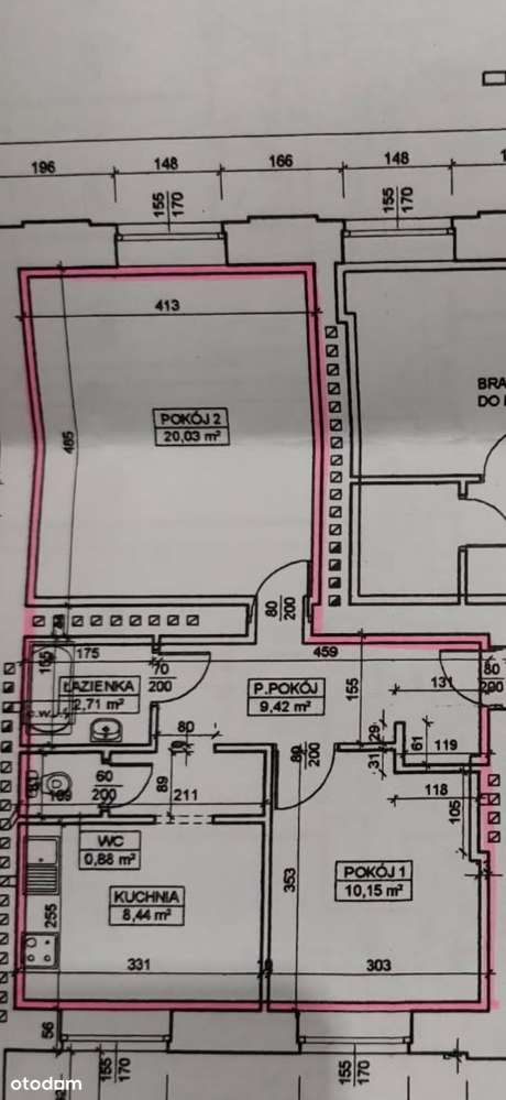 2 -pokoje z osobną kuchnią 51,3 m -os. Teatralne Nowa Huta OKAZJA!-9