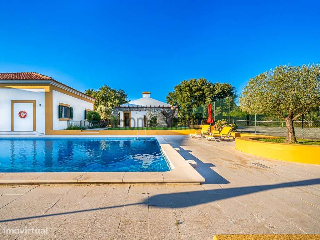 MORADIA LUXO STO ESTEVÃO. PISCINA. GARAGEM. COURT TÉNIS-3