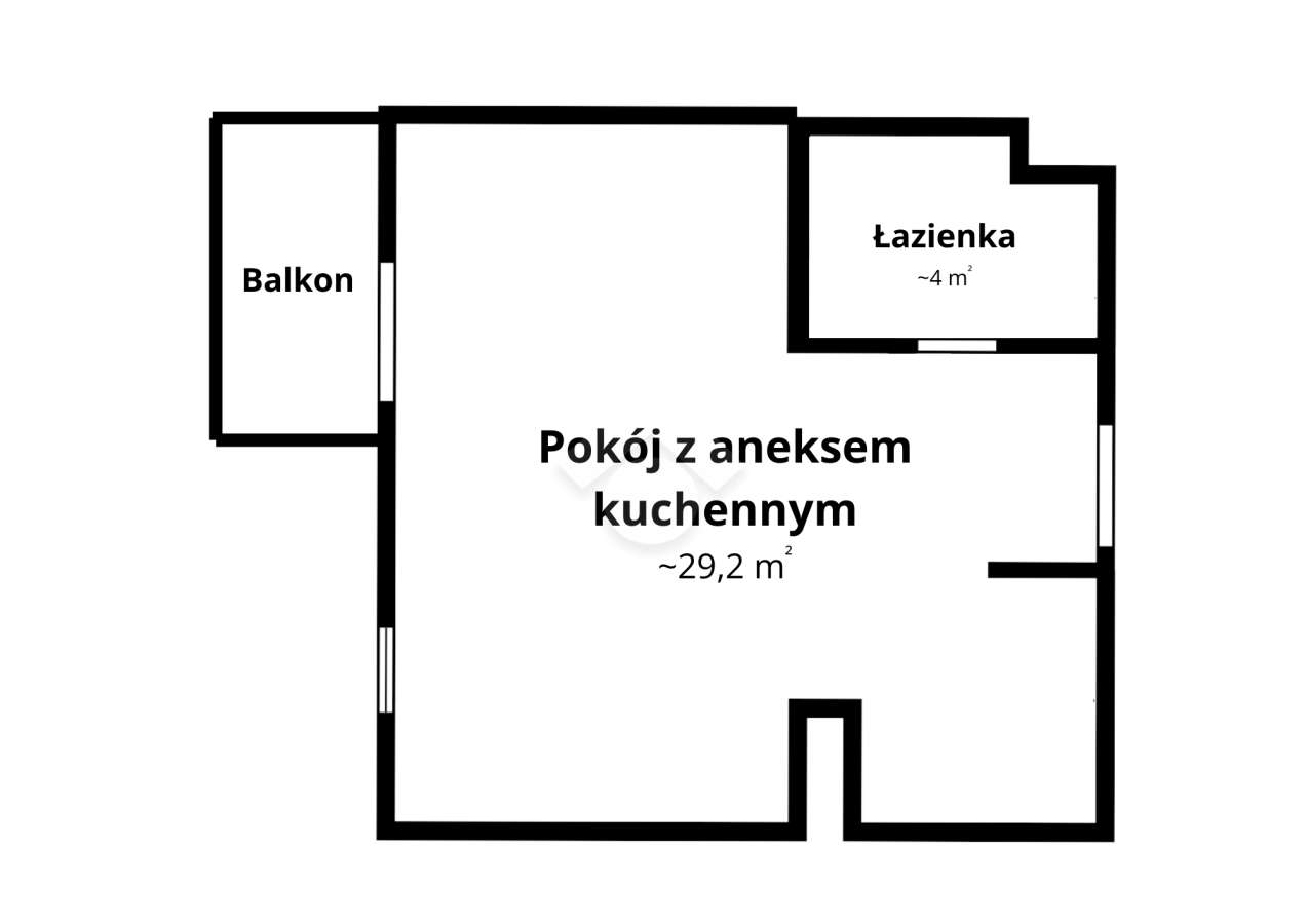 Kawalerka z balkonem – "Apartamenty Platinum" –  Wrocław, Szczepin-8
