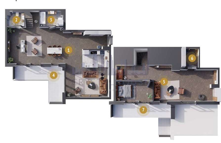 Luksusowy Penthouse w sercu Łodzi - Pełny obrazek: 5/9