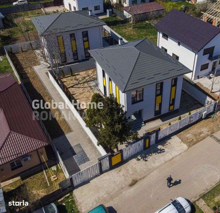 5 Min Rond Pipera | Vila Premium 5 Cam+3 Bai+400Mp Teren | Tunari - St - Imagine principală: 3/19