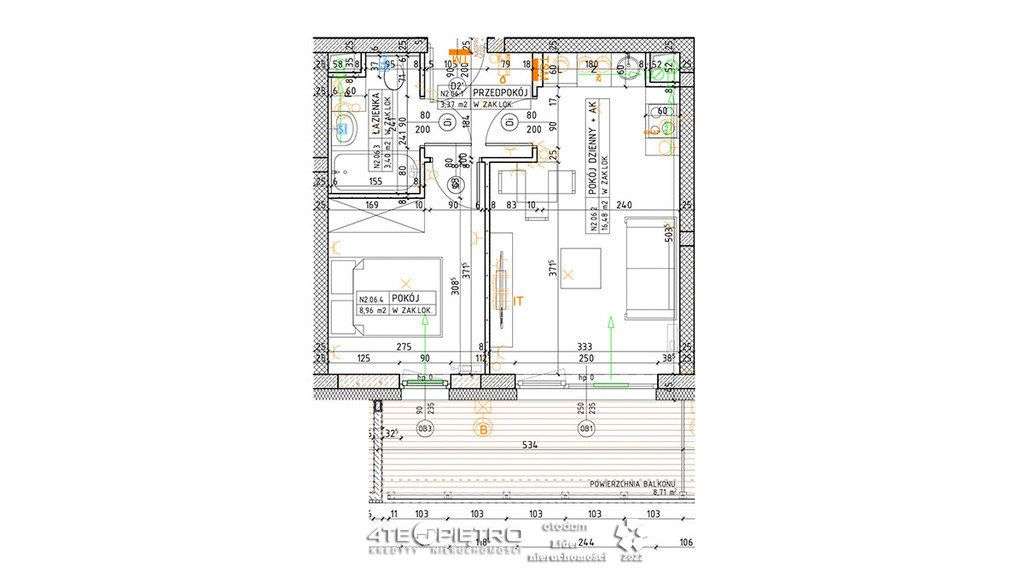 Nowe mieszkanie, 2 pokoje, 35m2, balkon 11m2, 2027 - Pełny obrazek: 3/3