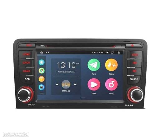 AUTO RADIO GPS 2DIN ANDROID 12 OCTA-CORE PARA AUDI A3 8P 8PA 03-12 USB GPS TACTIL 7" HD - 10