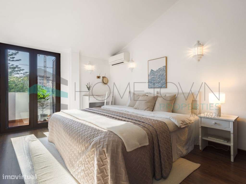 Moradia V2 com jardim, perto da praia, em Quarteira-18