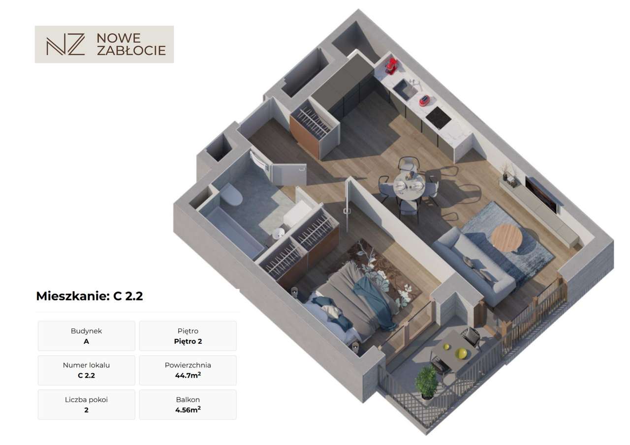 NOWE ZABŁOCIE Chemobudowa-Kraków / Obszerny salon / BEZ PROWIZJI - Pełny obrazek: 5/13