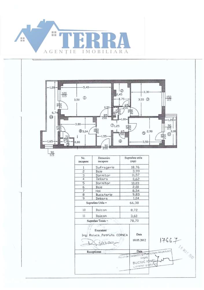 Luminos, spațios, ultracentral - Apartament 3 camere, 79 mp Mioveni-8