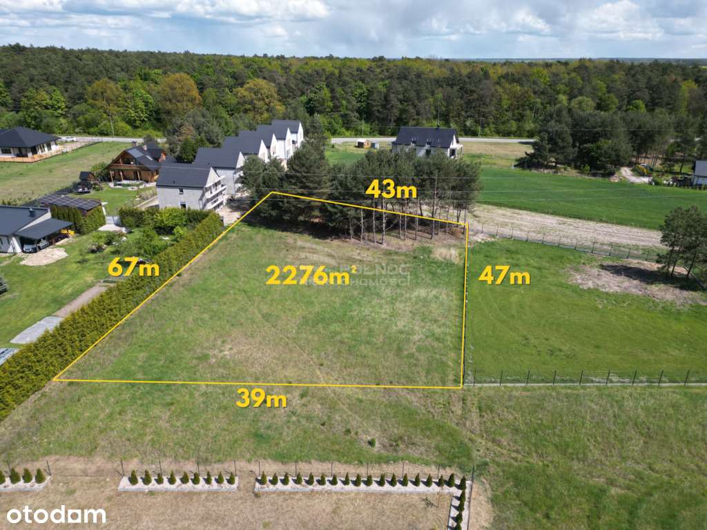 Działka budowlana w Pokrówce przy lesie - Pełny obrazek: 3/4