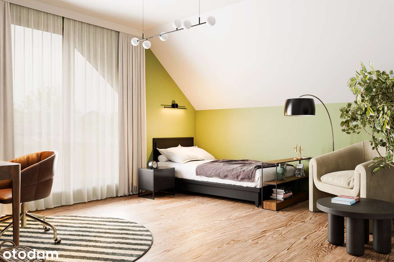 Nowoczesny dom z widokiem, Smart Home i działką 7ar – Chorągwica-11