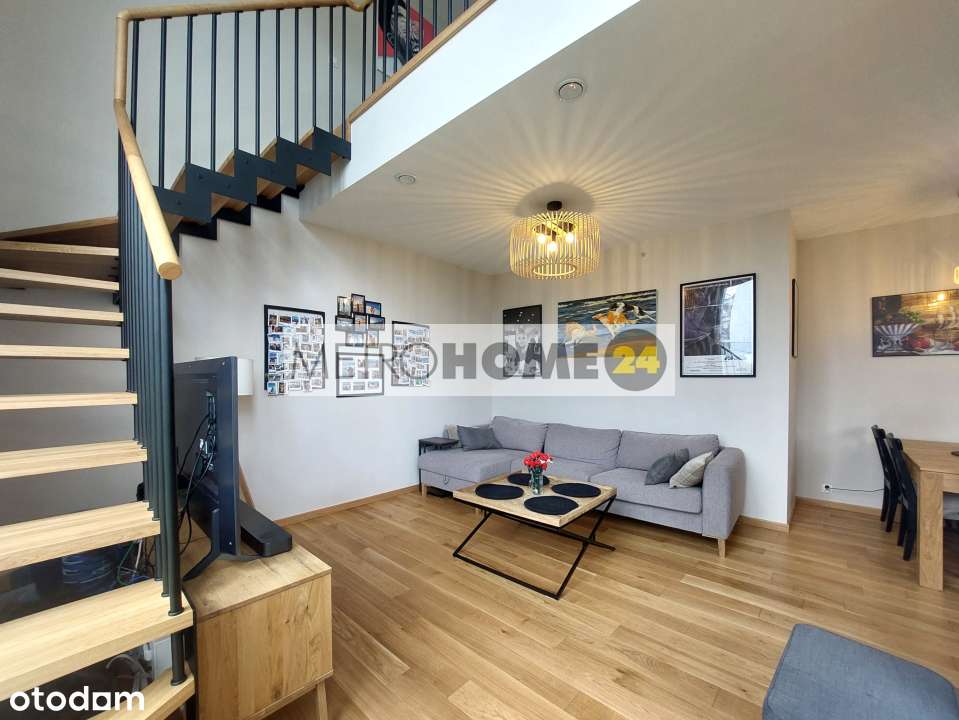 Luksusowy 2 poziomowy apartament z 2 ogródkami,garażem, komórką !-10