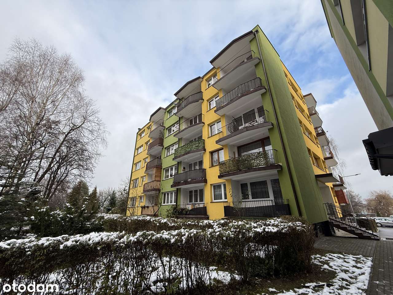 Sosnowiec Klimontów Kraszewskiego, balkon, niski blok-14