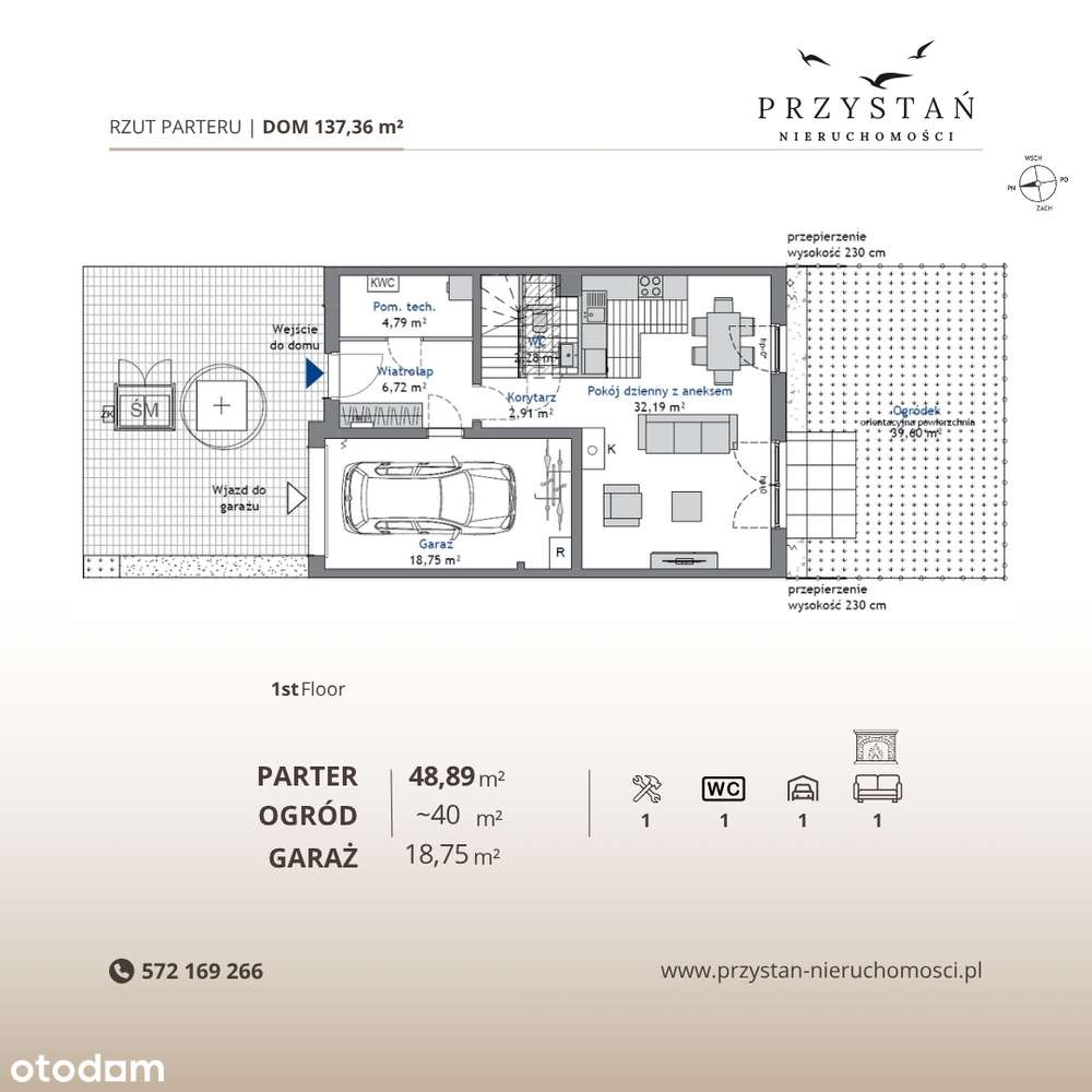 Nowoczesny dom w Gdańsku | 5 pokoi | Garaż | Kominek | Bez prowizji-4