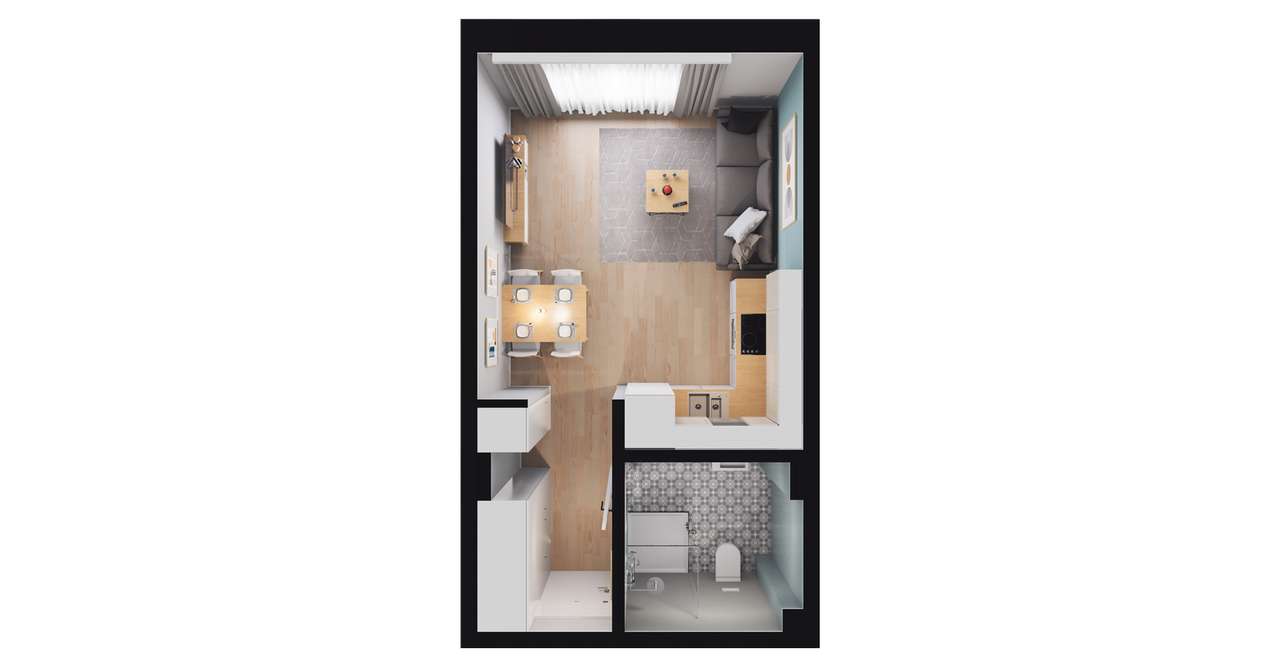 Aura Towers | mieszkanie A_1.10U - Pełny obrazek: 3/9