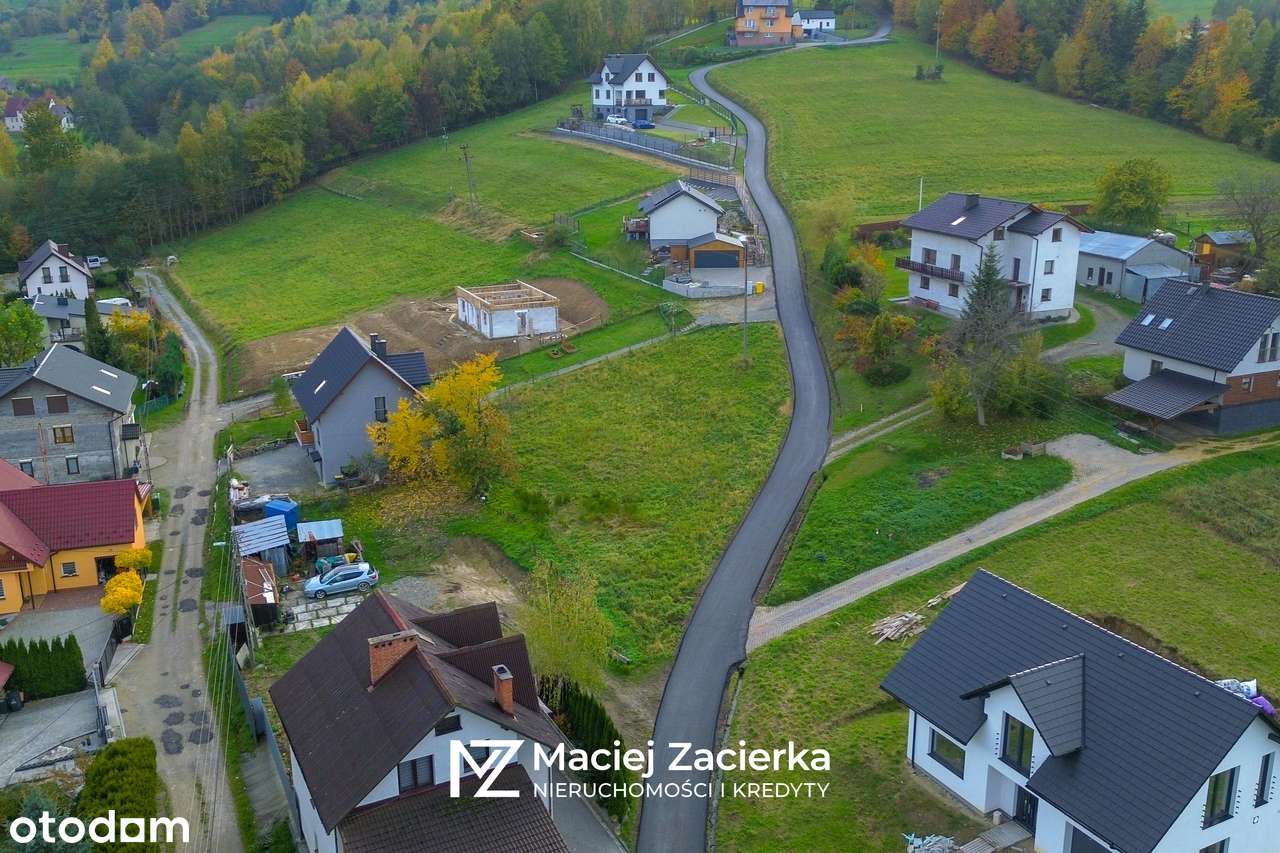 Działka budowlana blisko gór Targanice gm. Andrychów - Pełny obrazek: 5/6