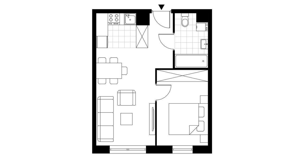 Glogera 32 | mieszkanie 2-pok. | M12 - Pełny obrazek: 5/10
