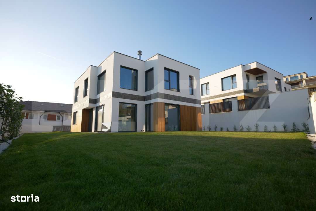 Vila Smart Home. Cu panouri solare, 4 dormitoare, birou si sauna. - Imagine principală: 2/19