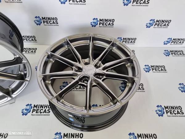 Jantes Japan Racing (JR37) em 17 (5x100) Hyper Black - 7