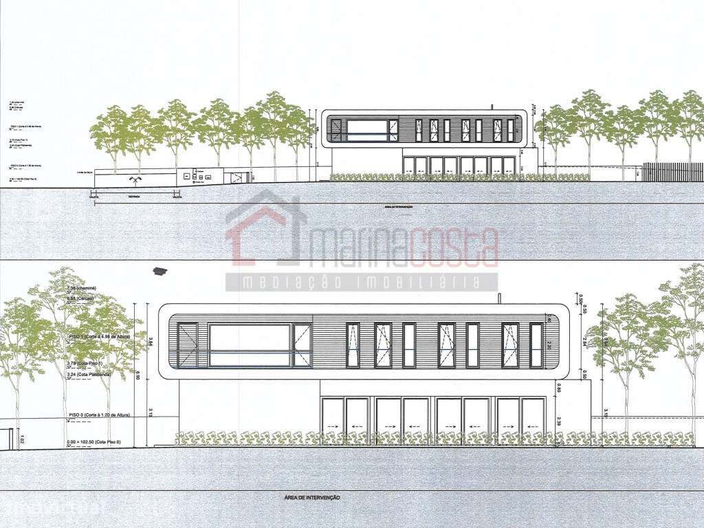 Terreno c/ Projeto Aprovado Moradia nos Casais Mestre Mendo - Grande imagem: 2/6