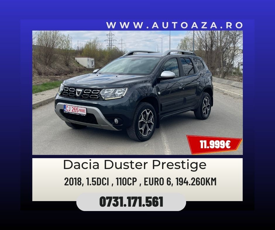 Dacia Duster II [2018 - Prezent] 1.5 dCi 4x2 Prestige 2018