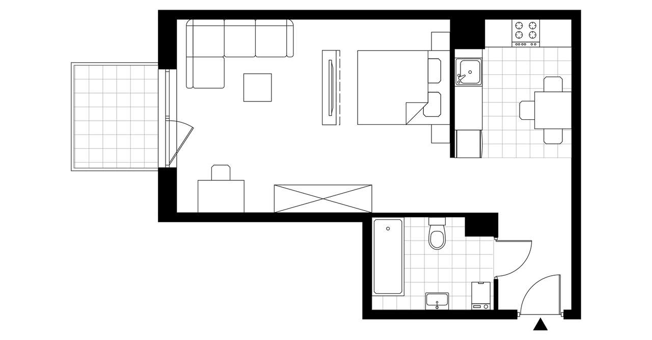 Marimonte  | mieszkanie 1-pok. | M​U.2.18 - Pełny obrazek: 4/8