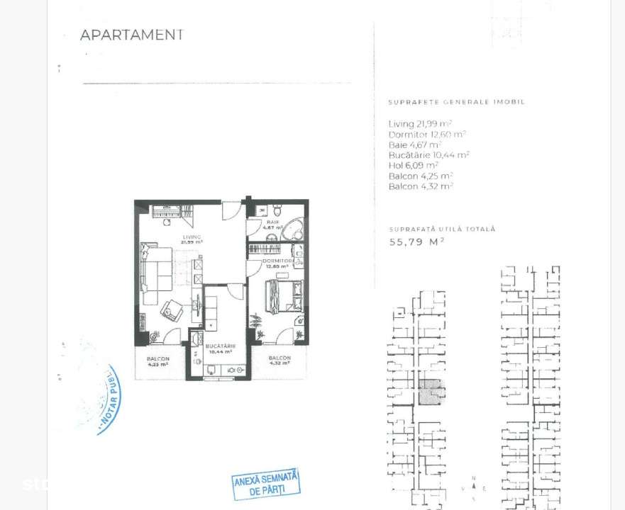 Apartament 2 camere decomandate , 56 mp utili,  zona Iulius Mall - Imagine principală: 3/3