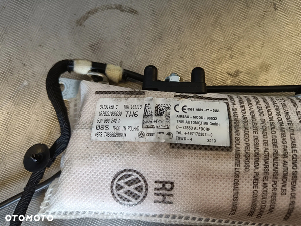 Poduszka fotela prawego Skoda Rapid Seat Toledo 4 Airbag w fotel prawy Prawa 5JA880242A - 3