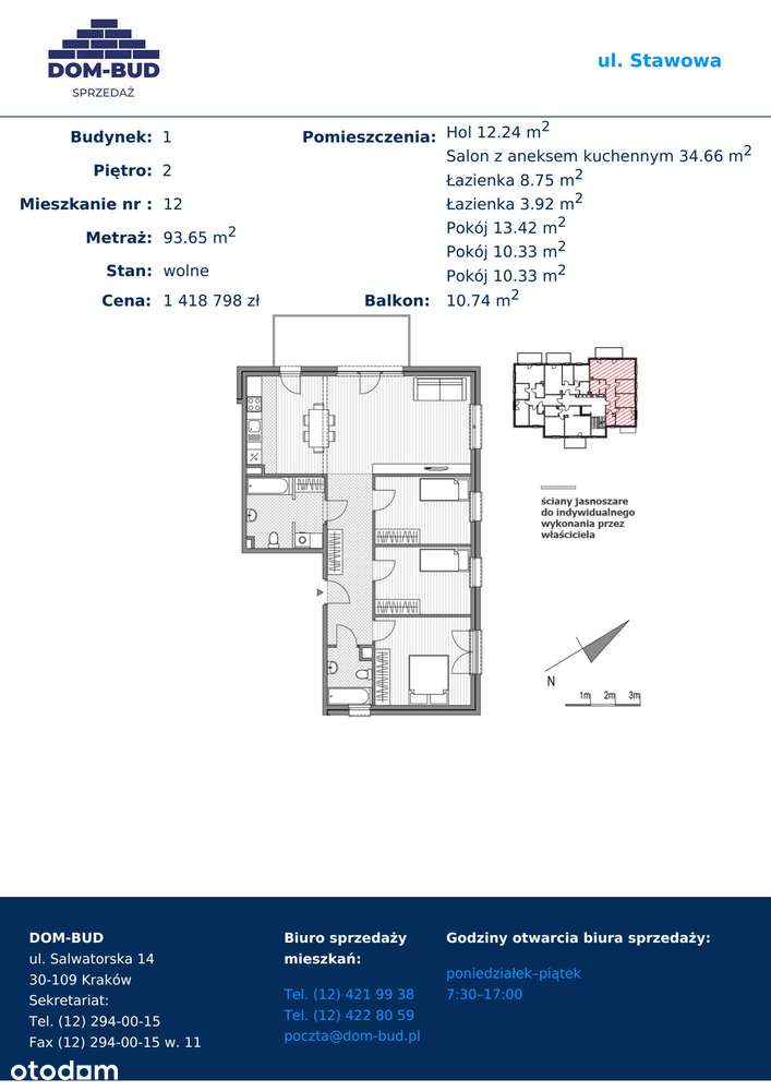 ul. Stawowa | mieszkanie 4-pok. | 1.12 - Pełny obrazek: 2/9