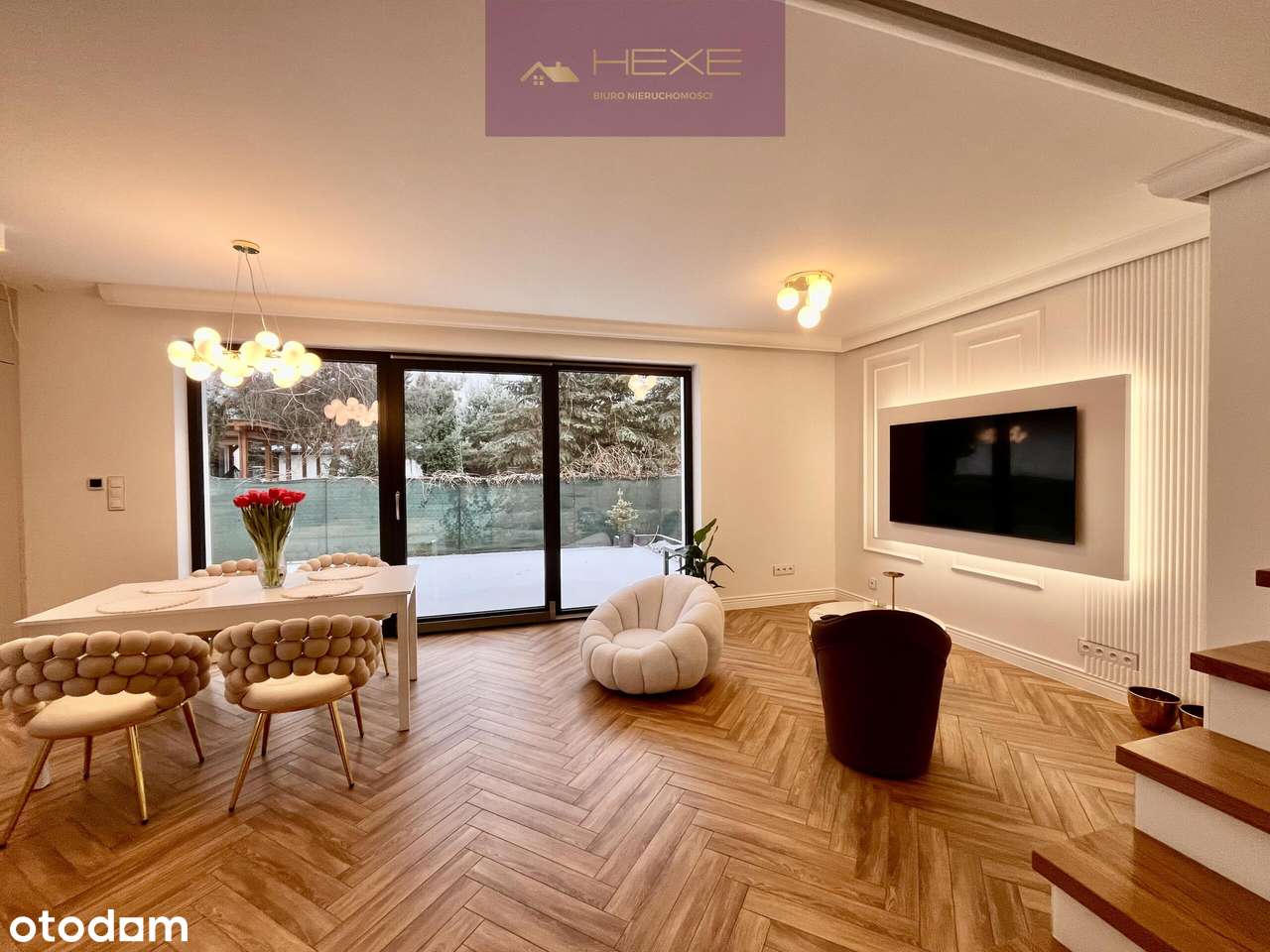 Nowoczesny bliźniak z garażem, ogrzewanie gazowe-7