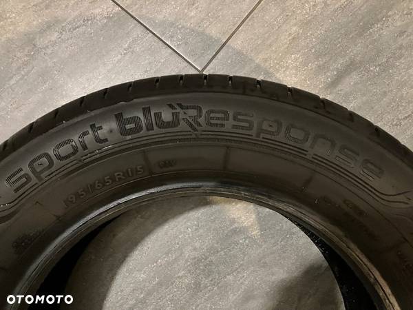 opony letnie, dunlop sport bluresponse 195-65r15 91 V. 7,5 mm - 7