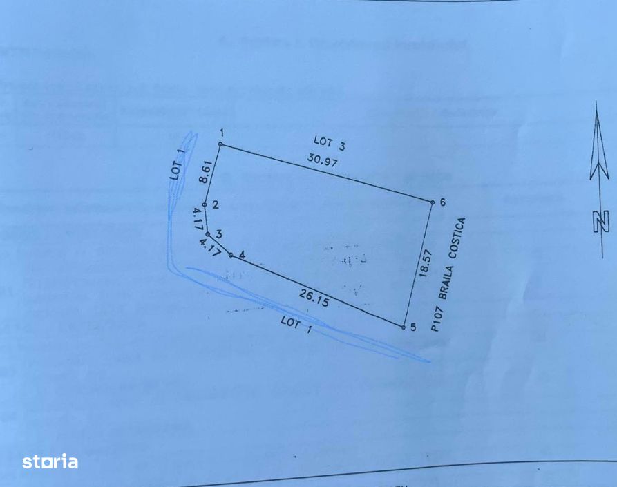 De vânzare teren cazasu intravilan 492 mp + proiect casa