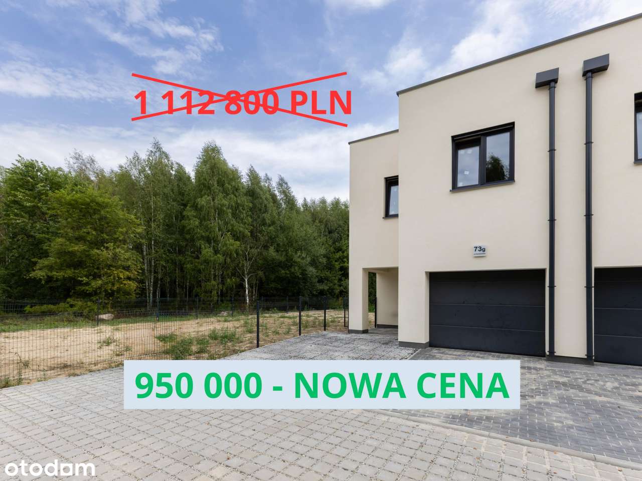 Dom, 4 pok. – Bliźniak przy lesie | Działka 412 m² | Wrocław | Ratyń