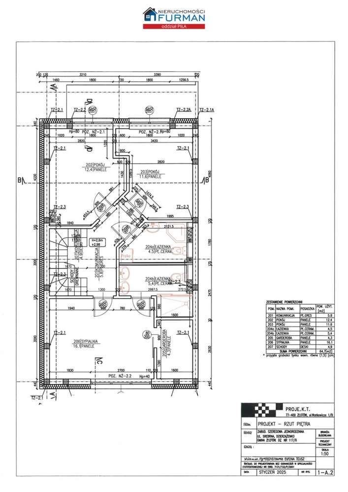 Szereg skrajny na sprzedaż Złotów okolice-15