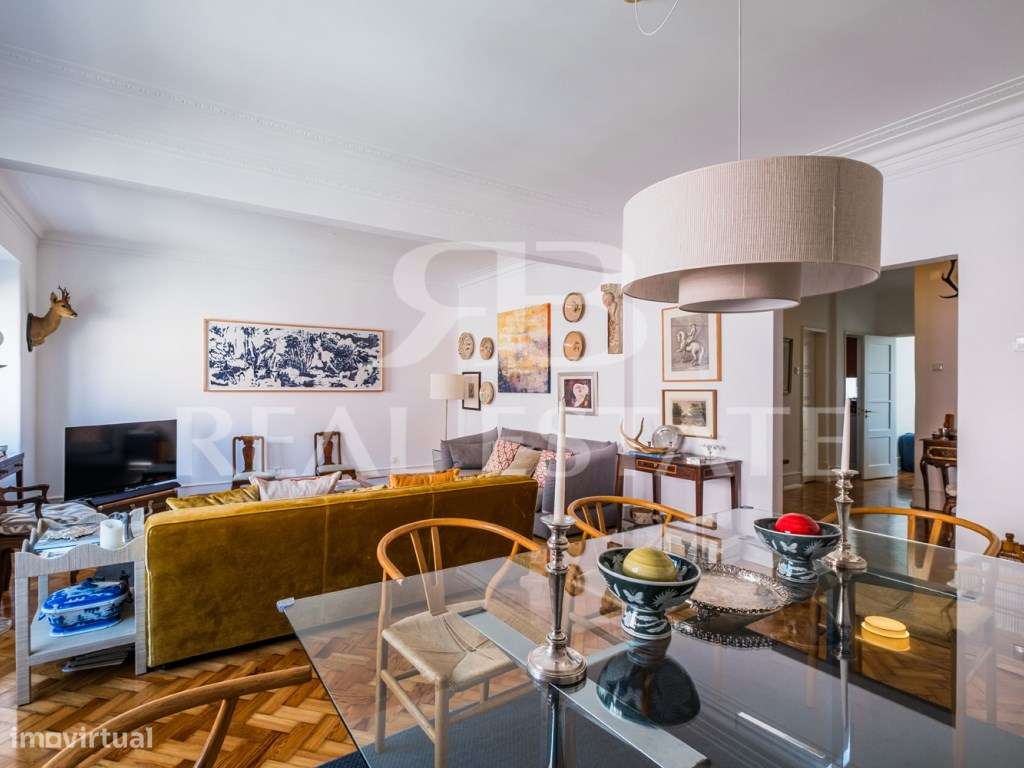 T3 com 1 Suite + Pátio comum e alguma VISTA RIO | RESTELO - Lisboa.-22