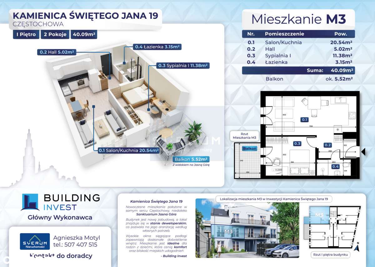 Nowa kamienica | Częstochowa- Śródmieście - Pełny obrazek: 5/10