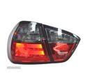 FAROLINS TRASEIROS LED BAR PARA BMW E90 05-08 RED SMOKE VERMELHO FUMADO - 3