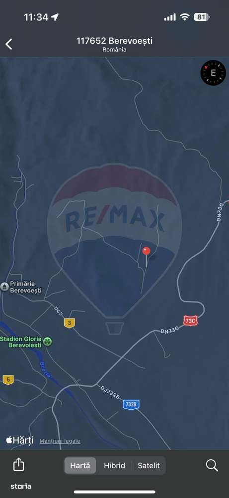 Oferta de Teren extravilan 8,043mp Berevoesti - Imagine principală: 2/4