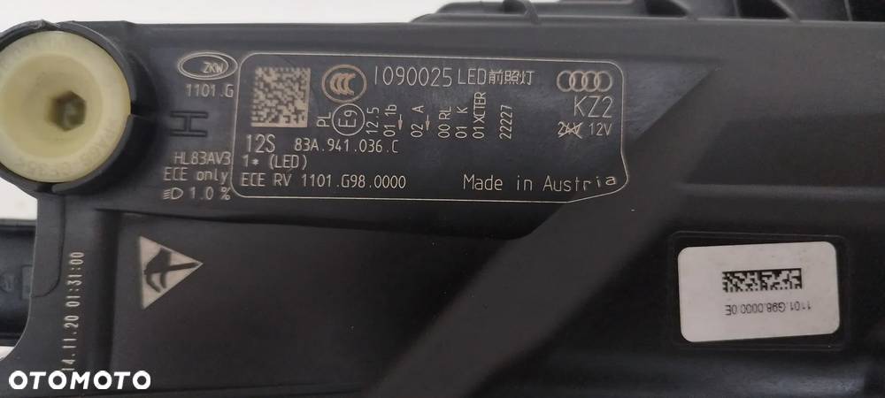 Audi Q3 2018- 83A941036 Full Led Matrix Prawa Oryginał - 5