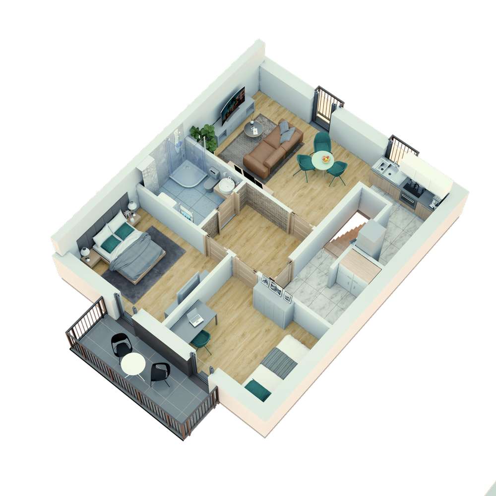 Mieszkanie / bezczynszowe /Łęgajny - Pełny obrazek: 4/14