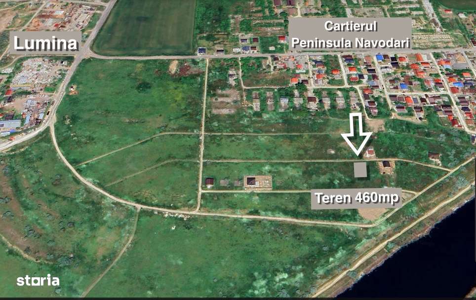 Teren intravilan 460mp - Lumina/Peninsula Navodari - Comision 0% - Imagine principală: 1/4