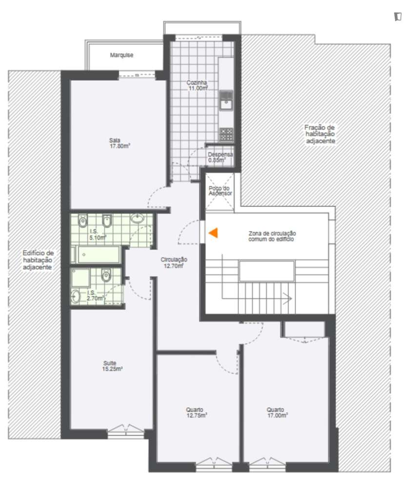 Quarto - localizado em Lisbon - Grande imagem: 5/8