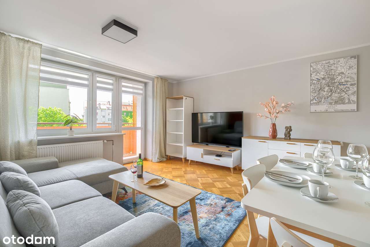 Funkcjonalne, duże mieszkanie w centrum, 3pokoje + kuchnia