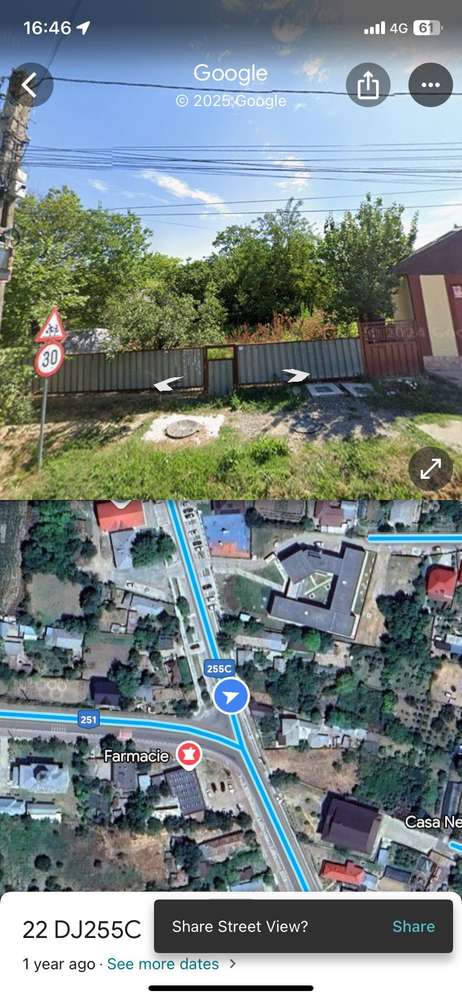 Vanzare teren pentru casa, Smardan( primarie),sup.1116mp, pret 44500e - Imagine principală: 2/10