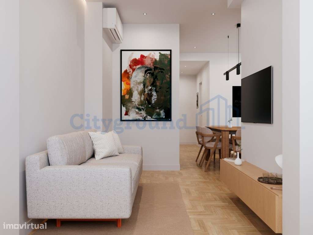 Apartamento T2 de charme, com varanda e deslumbrante vista de rio e... - Grande imagem: 5/23
