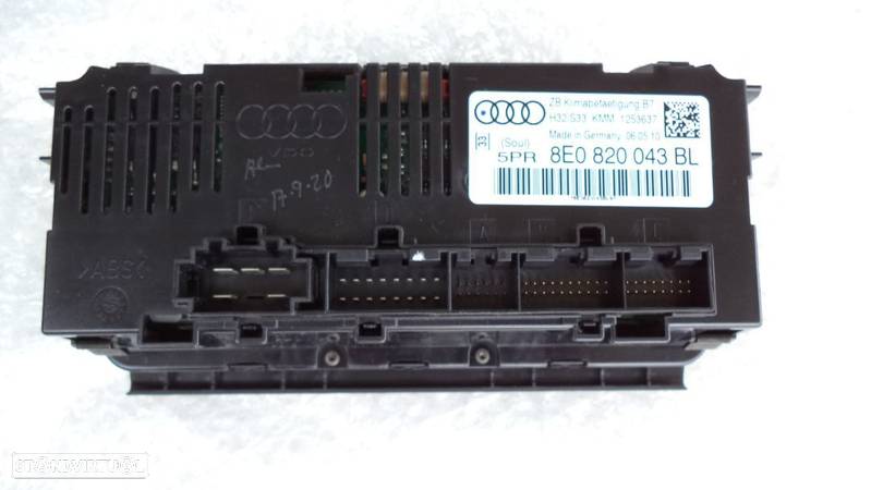 Climatronic  Audi A4 B6 , B7 .modulo para modelo1 Din e 2 DIN em bom estado. - 4