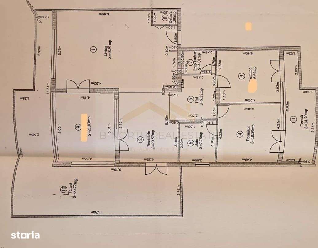 Penthouse 148mp  cu terase75 mp și șemineu | Corbeanca-13