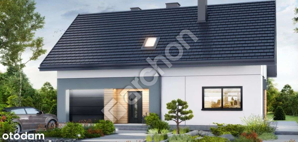 komfortowy, kanalizacja, asfalt , duża działka-1